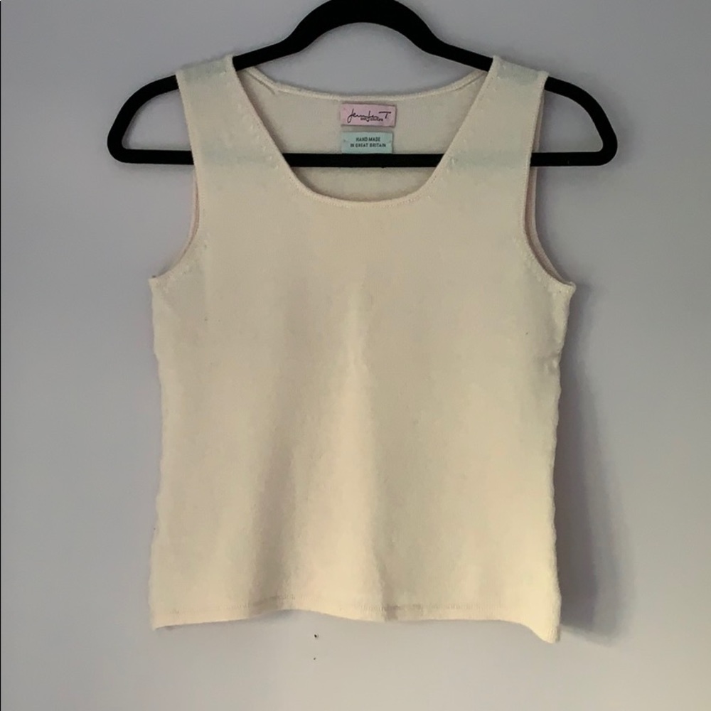 Sleeveless Jennifer Tyler pale pink Cashmere